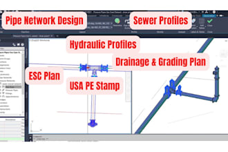 design pipe network design and hydraulic profiles
