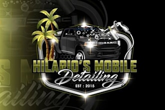 do automotive, auto detailing, car racing and car wash logo