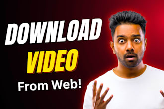 extract or scrape the videos from any web into downloadable content