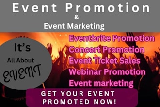 create and execute powerful event promotions to boost attendance and engagement