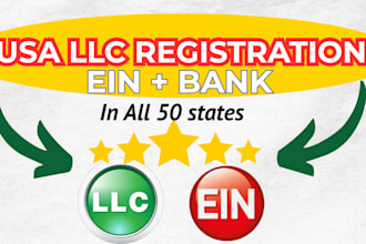 create USA llc ein for non US residents bank wyoming llc registration service