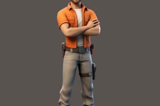 do 3d character, 3d action figure, 3d miniature, 3d statue, 3d toy, 3d printing