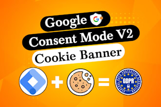 setup cookie consent v2, cookie consent banner, google consent mode v2 vai GTM