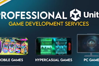 be developer for 2d 3d fps unity mobile game development
