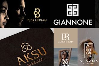 design luxury fashion clothing brand, apparel and boutique fashion logo design