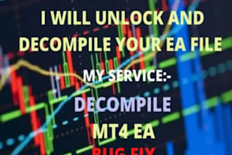 decompile any forex ea, abd apk, indict and unlock source code file