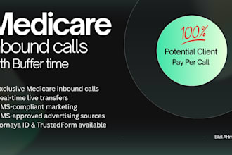 provide exclusive medicare inbound calls with a buffer time