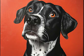 draw pet portrait, dog portrait, cat portrait