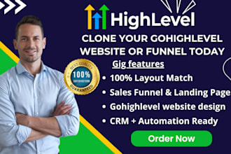 clone gohighlevel website go high level sales funnel duplicate ghl langing page