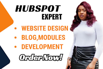 design hubspot cms, website, hubspot blog, landing page, modules, hubspot emails