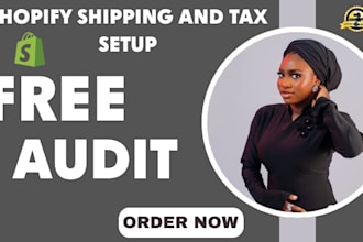 shopify shipping and tax, taxes and duties and store audit