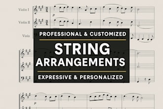 write professional string arrangements for your music