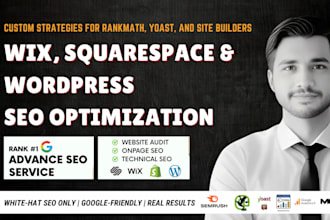 monthly wordpress and wix website SEO get rank in ai overviews also