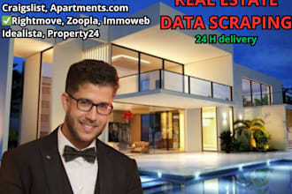 scrape real estate listings from zillow, leboncoin, seloger and more