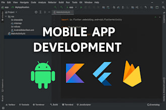 do mobile app development with flutter and kotlin for top android apps