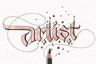 design and write professional islamic and arabic calligraphy style