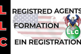 be your US registered agent to register US llc registration get your ein number