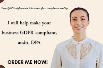 professionally help make your business gdpr compliant, audit, dpa