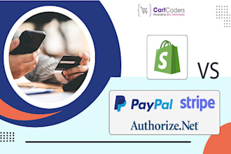 create a verified payment gateway stripe wise revolute paypal for shopify store