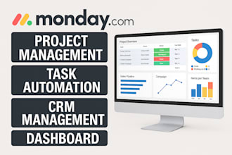optimize monday for task automation and CRM management