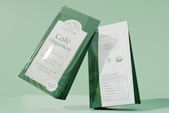 design a functional product packaging or label