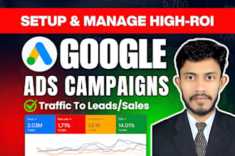 setup high ROI google ads campaigns with conversion tracking
