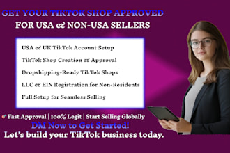 create usa tiktok shop usa tiktok account for non resident setup usa tiktok shop