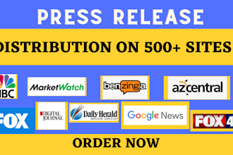 distribute your press release on yahoo finance for maximum exposure visibility