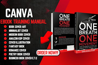design canva ebook training manual kdp journal planner booklet design workbook
