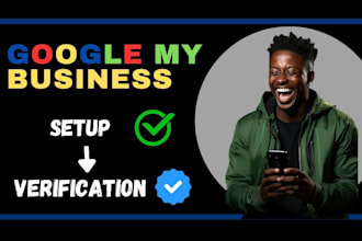set up google my business profile, verification and gmb listing