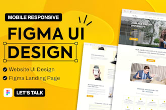 design clean modern UI UX for your website and mobile apps