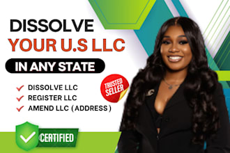 register or dissolve US llc for non resident, close, terminate llc, file irs tax