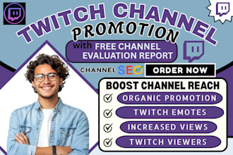 do organic promotion for your twitch or youtube channel to get live viewers