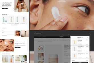 shopify spa, braid, beauty skin care, barber salon, hair extension wix website