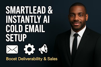 setup smartlead instantly ai cold email outreach marketing and email warmup exp