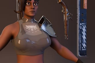 sculpt 3d model, character for 3d printing and rendering, animal modeling