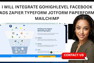 integrate gohighlevel facebook ads zapier typeform  jotform paperform  mailchimp