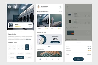 build on demand laundry app, home service booking website, pickup delivery app