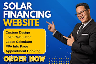 design solar financing leasing loans ppa with loan calculator wordpress website