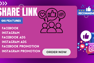 share website, product link to active group page on facebook, instagram UK US