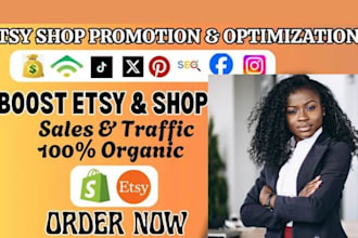 promote etsy ebay shopify store marketing etsy traffic shopify sales