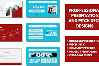 design or redesign canva powerpoint presentation executive summary pitch deck