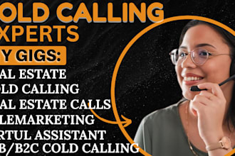 real estate calls cold calling lead generation appointment setting telemarketing