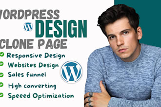 design, redesign, build, clone, fix, revamp wordpress woocommerce website SEO