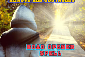 do custom instant road opener spell, good luck, success and fame that manifests