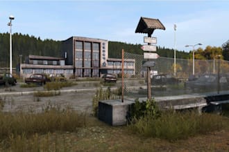 immersive daz pve server with zones, custom dayz map, coastal village building
