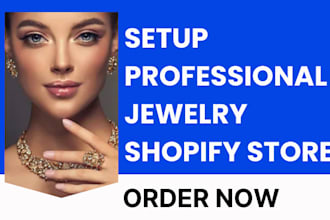 setup a professional jewelry shopify store