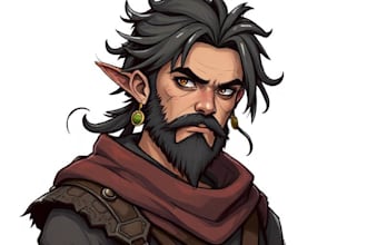 illustrate your d and d character portrait