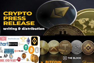 do SEO crypto,nft press release writing and distribution, crypto press release