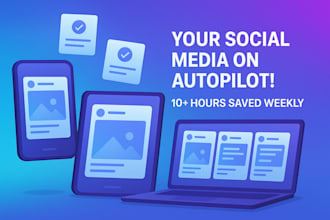 automate your social media posting with buffer, hootsuite, or custom scripts